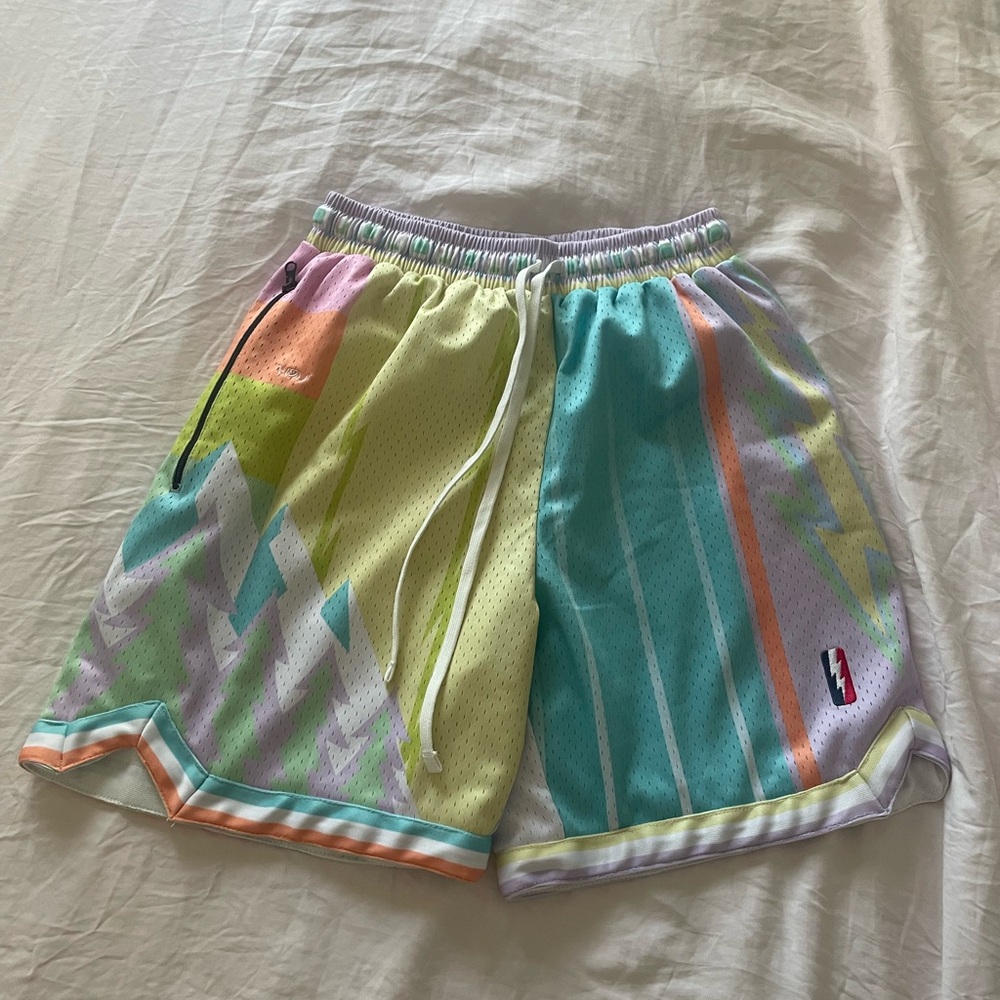 Collect and Select Trillest What The Pastel Swingman Shorts Size SMALL